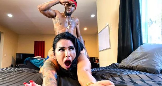 Courtside Booty Bounce: Monica Santhiago's Massive Ass Devours Rome Major's BBC