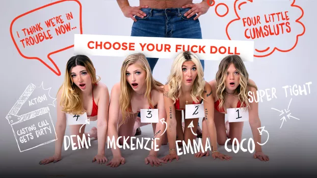 PervCasting Paradise: Director Dominates Four Petite Blonde Bubble Butts & Tiny Titties
